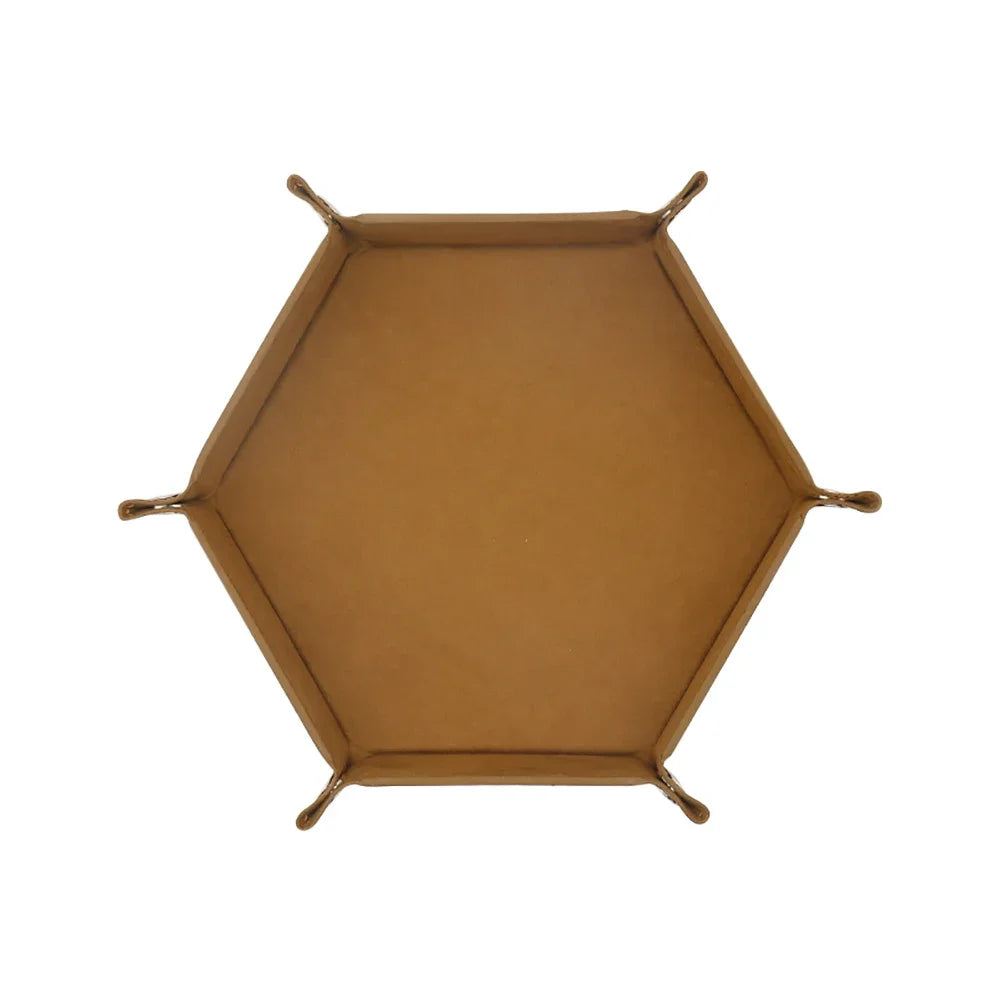 Hexagonal Dice Tray Miscellaneous Storage Box Board Game Dice Tray Accessories