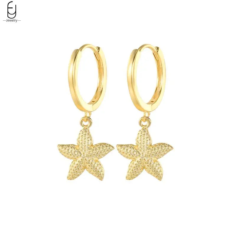 925 Sterling Silver Needle Vintage Gold Earrings Luxury Long Chain Tassel Crystal Hoop Earrings for Women Party Trend Jewelry