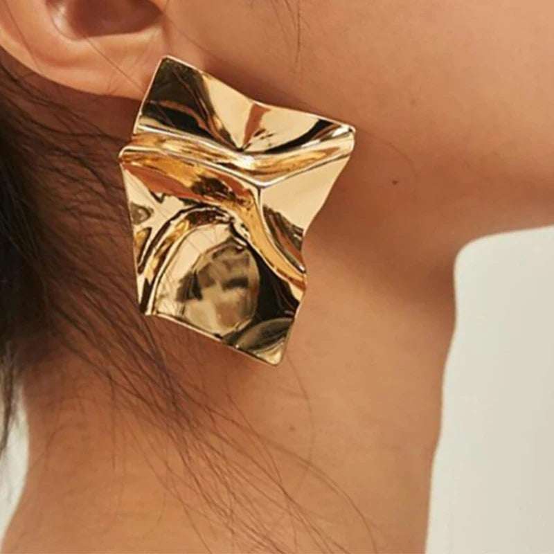 Exaggerated Irregular Drop Earings Women's Fashion Punk Square Geometric Earrings Dangle Wedding Party Ear Accesories Gifts