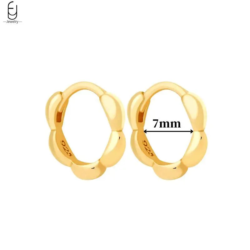 925 Sterling Silver Needle Vintage Gold Earrings Luxury Long Chain Tassel Crystal Hoop Earrings for Women Party Trend Jewelry