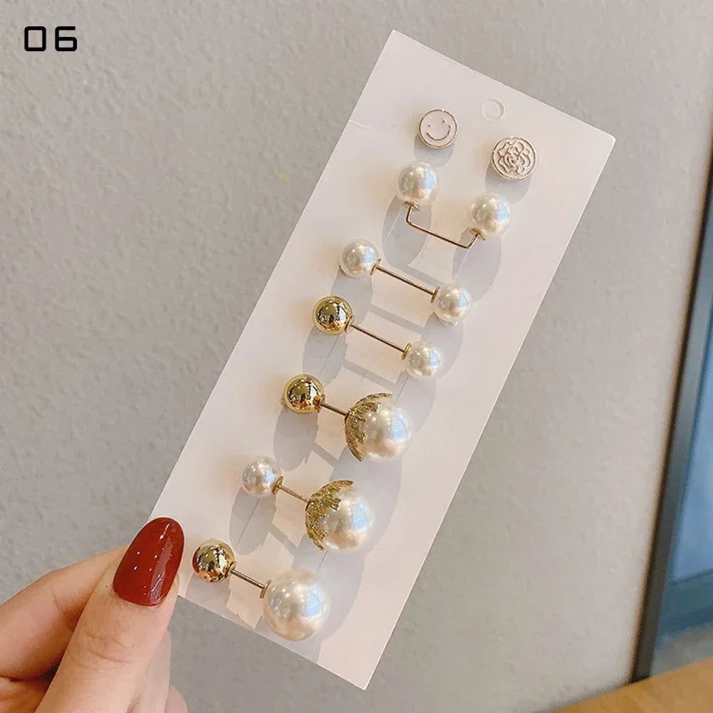 13 Styles Set Big Beads Simulated Pearl Brooch Pins Rhinestone Decorated Dress Buckle Jewelry Broaches for Men And Women