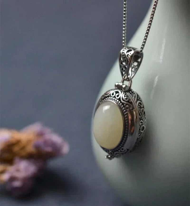 Gawu Box Pendant Can Be Opened Vajra Pestle Six-Character Sutra Zircon Buddha Necklace Male and Female Amulet Jewelry