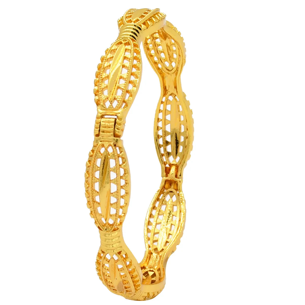 Luxury Dubai Gold Color Bangles For Women 24K Gold Plated Indian African Bracelets Charm Wedding Ethiopian Arabic Hand Jewelry