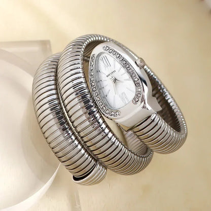 High-quality Luxury Women Quartz Watch Bracelet Stainless Steel Wristwatch Fashion Gold Ladies Watches Clock Relógio Feminino