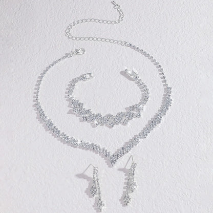 4/3 Pieces Of Wedding Season Women's Claw Chain Series Earrings, Necklaces, Bracelets, Jewelry Sets, Banquet And Holiday Gifts92