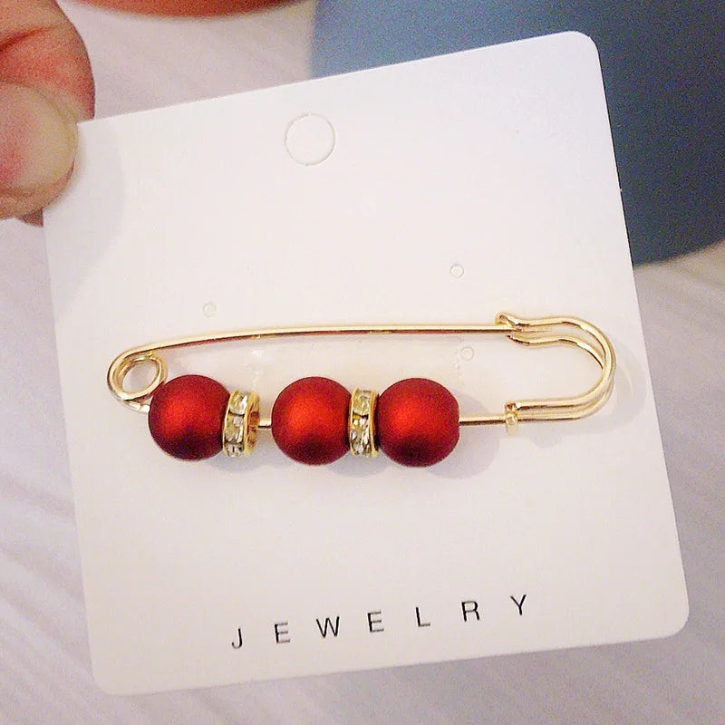 Women New Waist Needle Jeans Skirt Waist Big Change Small Anti-running Pin Fixed Clothes Waist Buckle Clip Brooch H1369