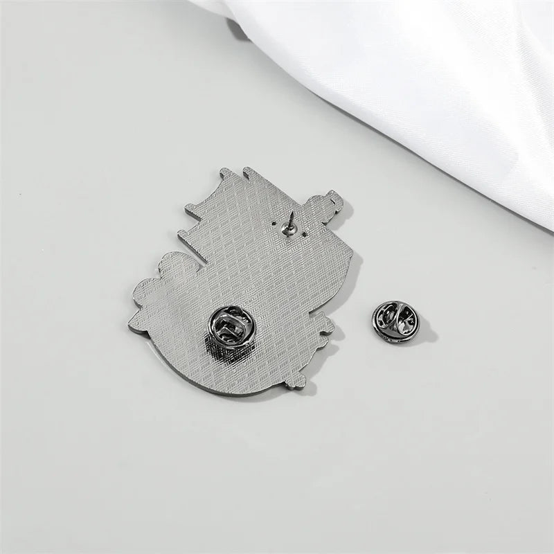 Cartoon One Piece Pirate Ship Brooch Anime Metal Enamel Pins Clothing Bag Lapel Badge Jewelry Gift for Fans Friends Accessories