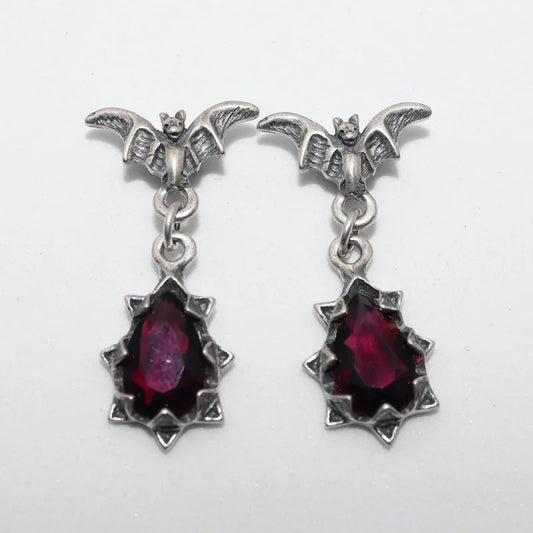 Vintage Cute Animal Bat Design Earrings for Women Gothic Halloween Easter Jewelry
