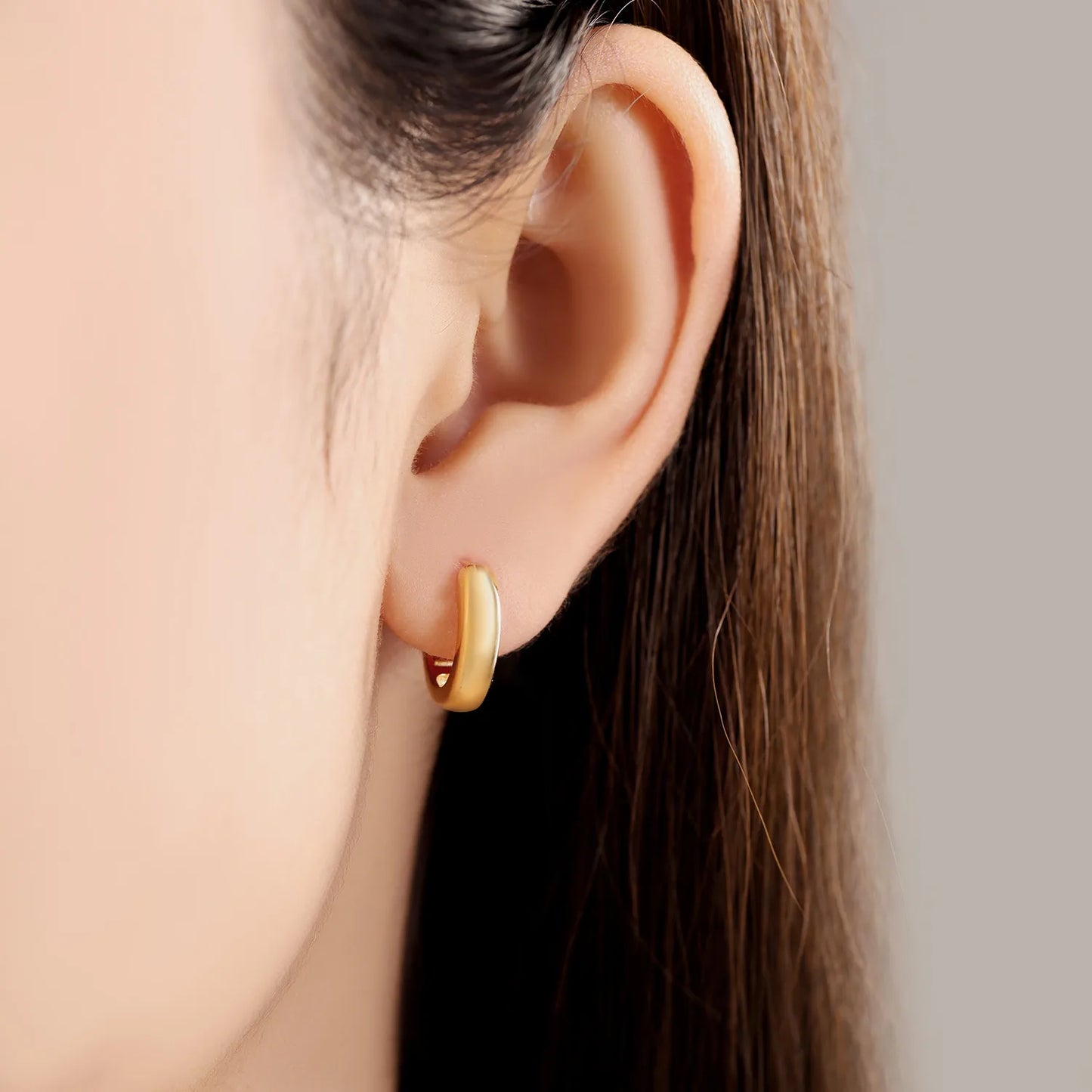 Original 2025 S925 Sterling Silver Zircon 18K Gold Lining Vintage Hoop Earrings for Women Birthday Party Wedding Gift Jewellery