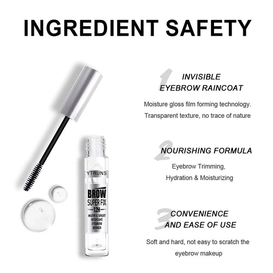 Waterproof Eyebrow Gel - Smudge-Proof, Long-Lasting Hold for a Natural Look - Ideal Valentines Day & Mothers Day Gift for Women