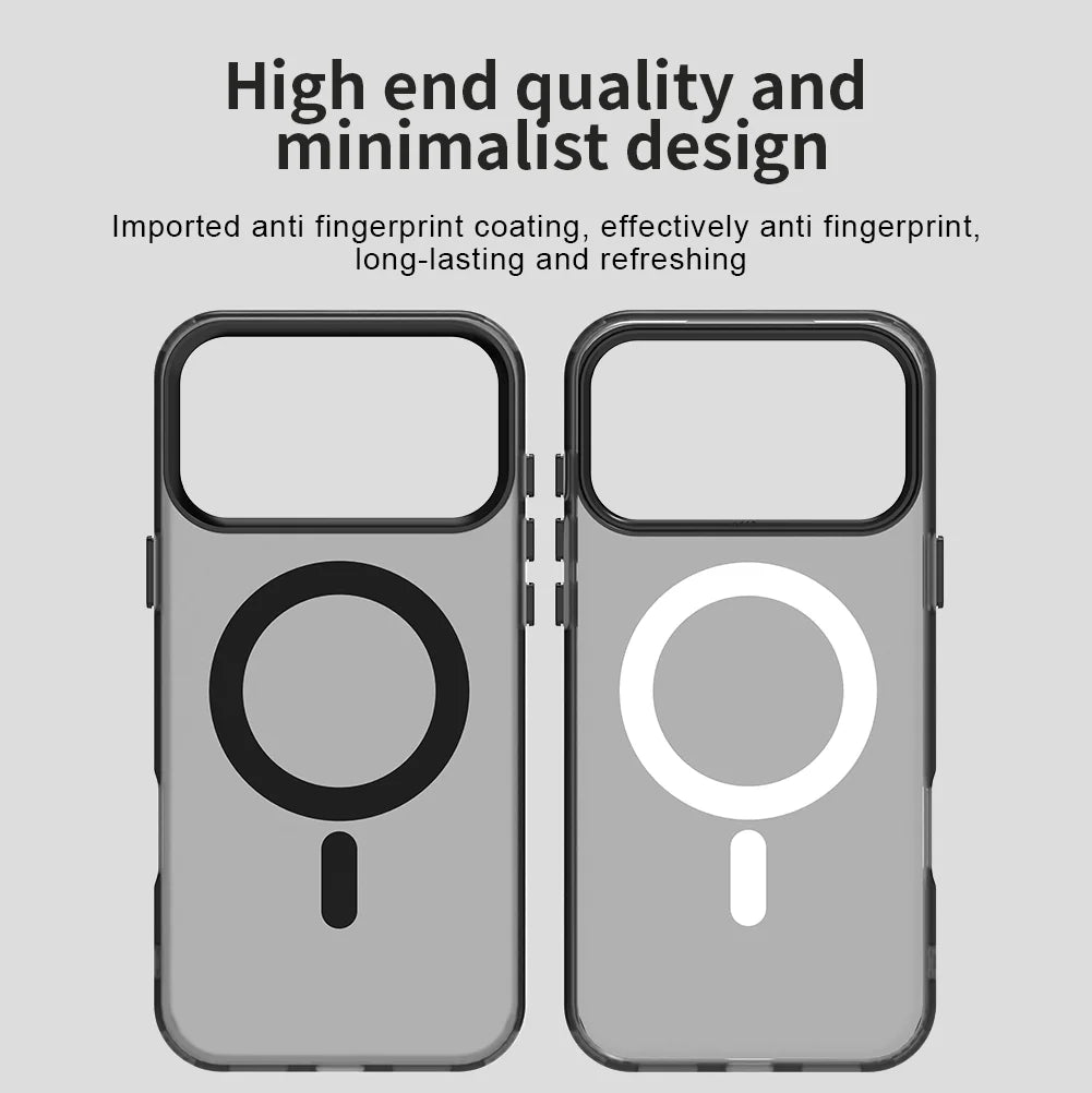 Magnetic Luxury Lens Protector Matte Candy Case For iphone 17 Pro Max iphone17 Air 5G For Magsafe Wireless Charger Cover
