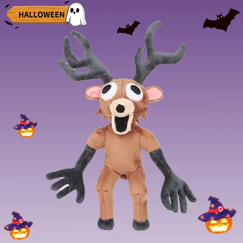 38cm Novelty Cotton 99 Nights In The Forest Deer Game Plush Toys Soft Stuffed Animal Plush Doll for Kids Birthday Halloween Gift
