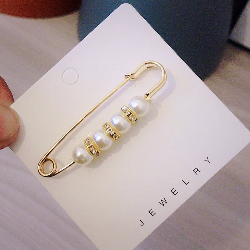 Women New Waist Needle Jeans Skirt Waist Big Change Small Anti-running Pin Fixed Clothes Waist Buckle Clip Brooch H1369