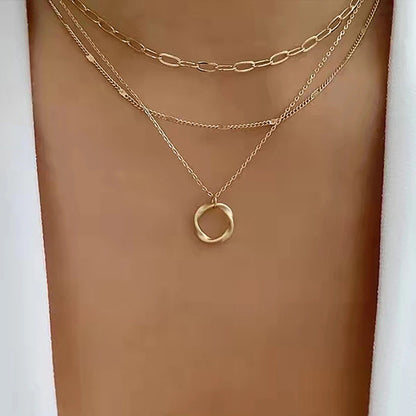 Vintage Necklace on Neck Chain Women's Jewelry Layered Accessories for Girls Clothing Aesthetic Gifts Fashion Bohemia Pendant