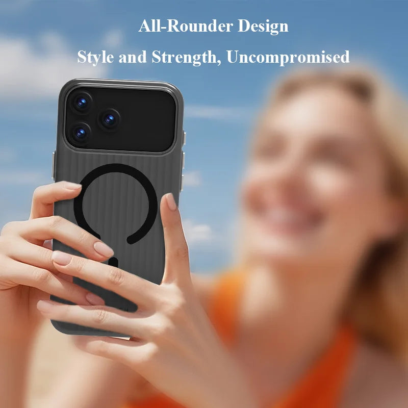 Lereach Magnetic Matte Phone Case for iPhone 17 Pro Max / 17 Air / 17 - PC+Magnet Material, Anti-slip Drop Protection