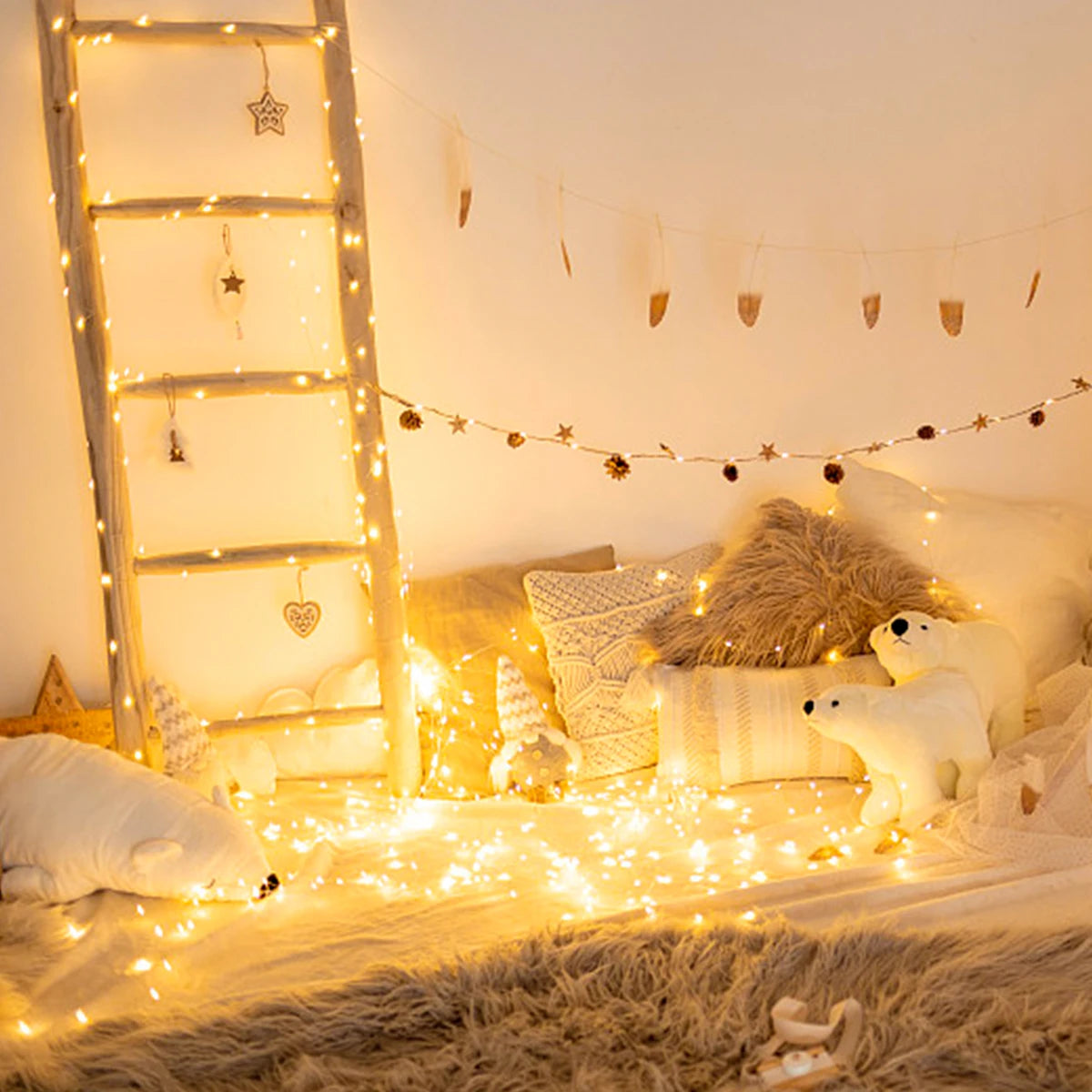 10M-100M Copper Wire Fairy String Lights Wateproof 220V 110V EU US Plug Outdoor Birthdays Party Holiday Wedding Decoration