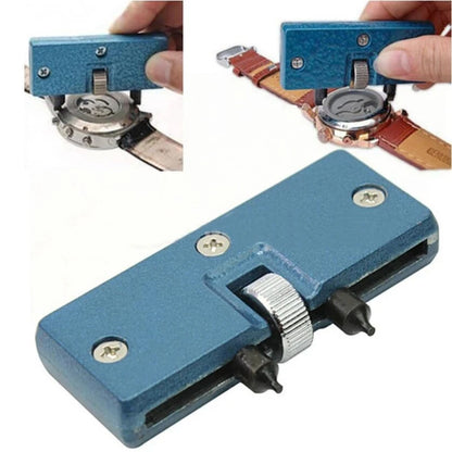Watch Opener Back Case Adjustable Screw Portable Press Closer Repair Tool Remover Kits Hand Tool Wrench Watch Battery Cover 1PC