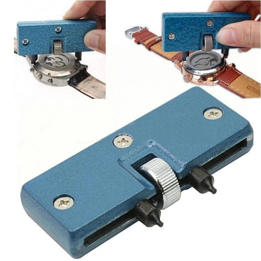 Watch Opener Back Case Adjustable Screw Portable Press Closer Repair Tool Remover Kits Hand Tool Wrench Watch Battery Cover 1PC