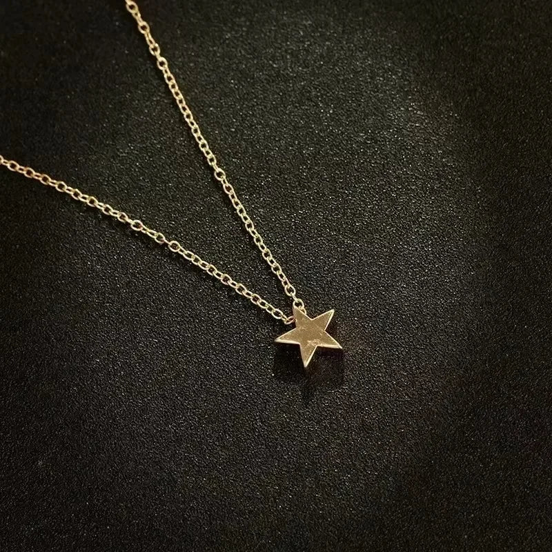 1Pcs Simple Chokers Necklace for Women Heart Shaped Pendant Necklaces Bohemia Cheap Jewelry for Girls Clavicular Chain jewelry