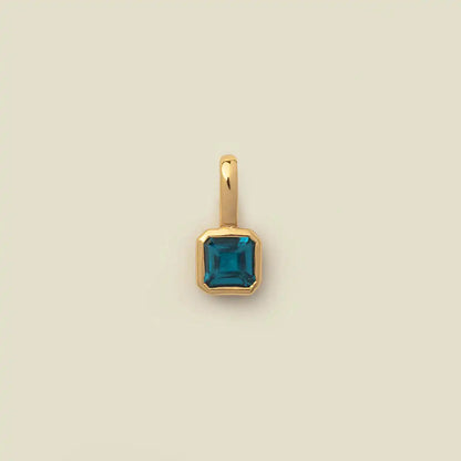 Stainless Steel Pendant DIY Birthstone Necklace for Woman Gold Color Designer Pendant Necklaces Bir