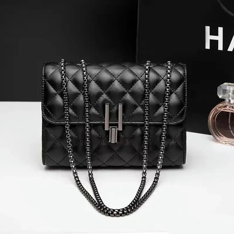 JBTP New Single Female Shoulder Bag New Style Fashion Chain Bag Student Single Shoulder Messenger Bags Women Leather Handbags
