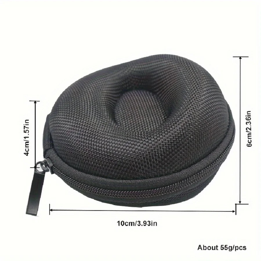 1pc Portable Zipper Travel Watch Case, Dust-proof Single Watch Storage Box for Wristwatches And Smart Watches