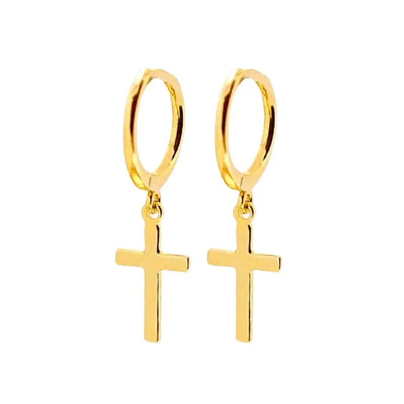 925 Sterling Silver Needle Vintage Gold Earrings Luxury Long Chain Tassel Crystal Hoop Earrings for Women Party Trend Jewelry