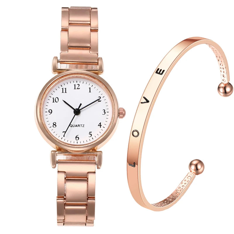 MAYZHISU Fashion Women Watch Light-luxury Ladies Wristwatch Stainless Steel Women Quartz Watch Simple Business Female Clock Gift