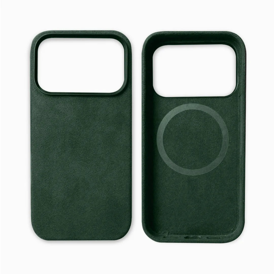 Premium Real Italian Imported Alcantara Magnetic Case for iPhone 17Pro 17Air 17 Pro Max with MagSafe Business Soft Touch Cover