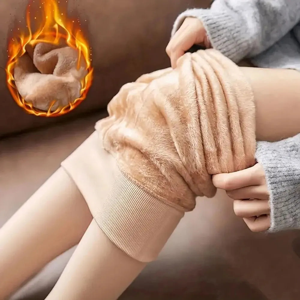 Tights Velvet Thickening Women Thermal Pantyhose Winter Skin Tone Naked Feeling Winter Panty Slimming Effect Women Thermal Sock