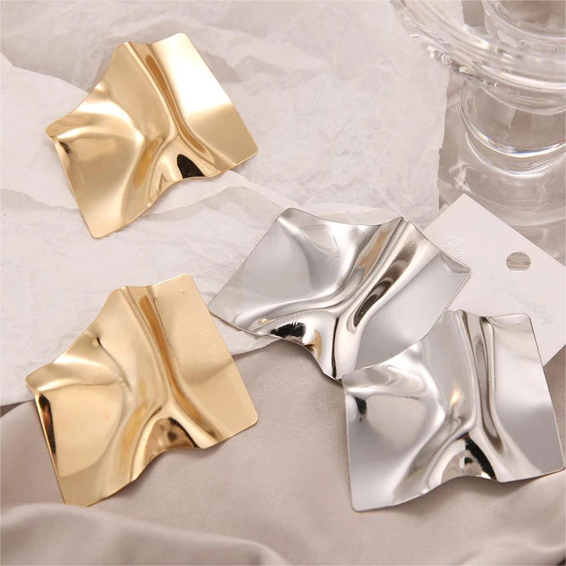 Exaggerated Irregular Drop Earings Women's Fashion Punk Square Geometric Earrings Dangle Wedding Party Ear Accesories Gifts