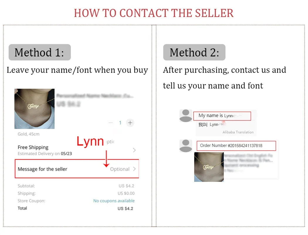 Personalised Name Necklace Custom Stainless Steel Name Jewelry Birthday Gift for her Bridesmaid Mother's Day Gifts