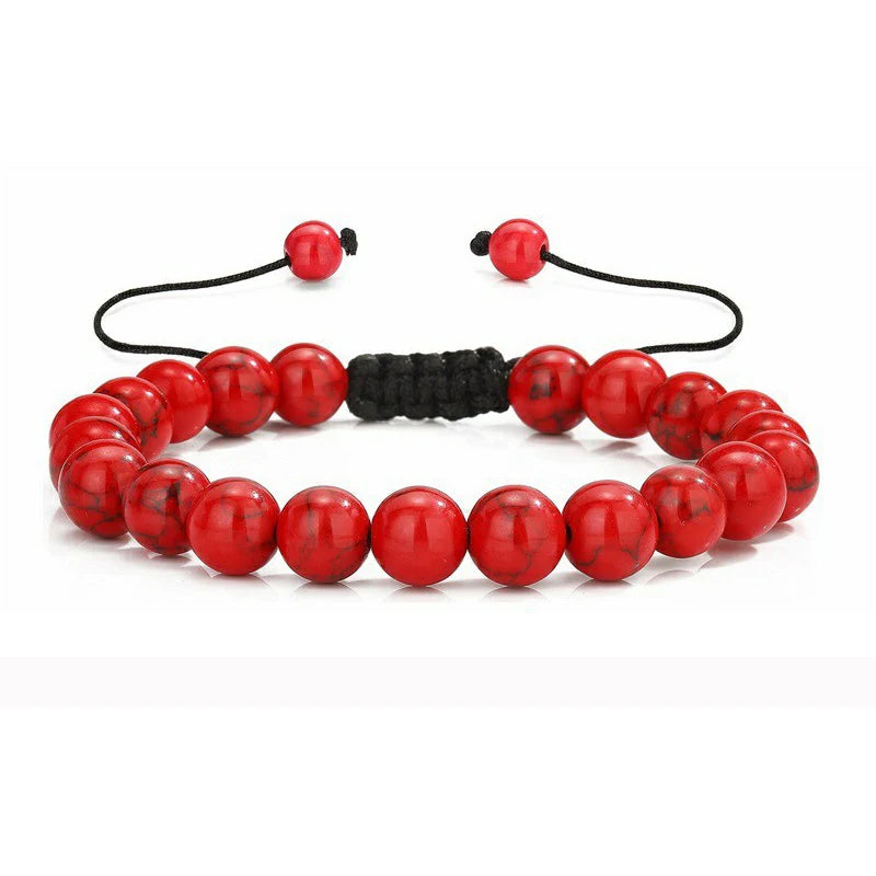 Multiple Style 8mm Natural Tiger Eyes Lava Rock Protection HANDMADE Bracelet Men's Gift