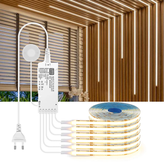 COB Linear Embedded LED Strip Ceiling Grille Panel Wall Decoration Lights,LED Tape Self-Adhesive Living Room Ambient Wall Lamp