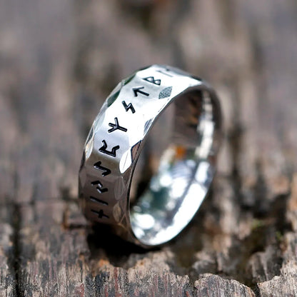 2022 NEW Men's 316L stainless-steel rings retro Odin Viking rune for teen RING Amulet fashion Jewelry Gift free shipping