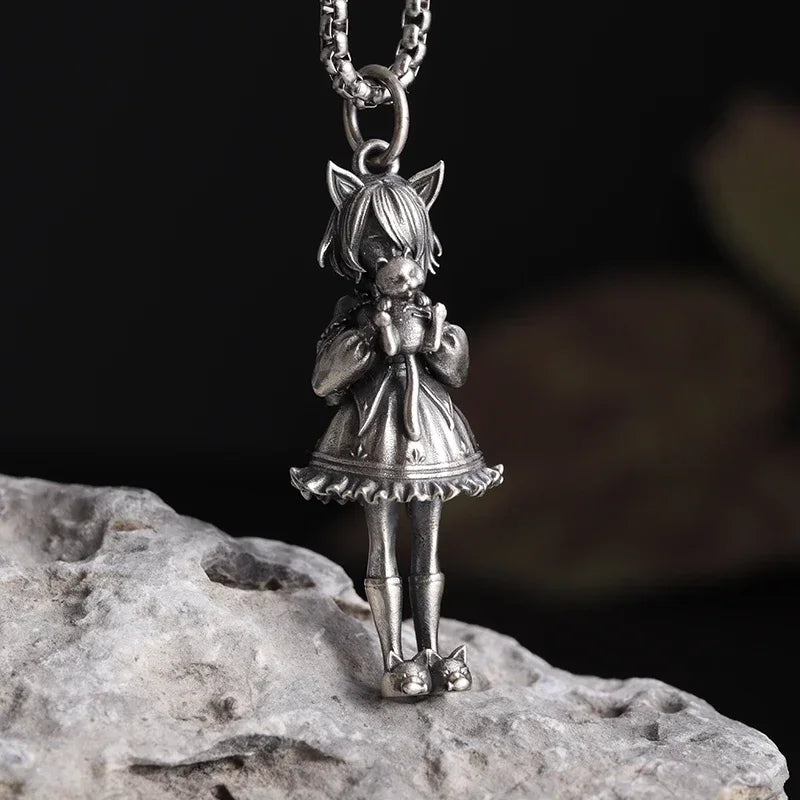 Gawu Box Pendant Can Be Opened Vajra Pestle Six-Character Sutra Zircon Buddha Necklace Male and Female Amulet Jewelry