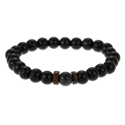 Natural Volcanic Lava Stone Beaded Bracelets for Women Men Jewelry Tiger Eyes Lapis Lazuli Healing Balance Chakra Bead Bracelet