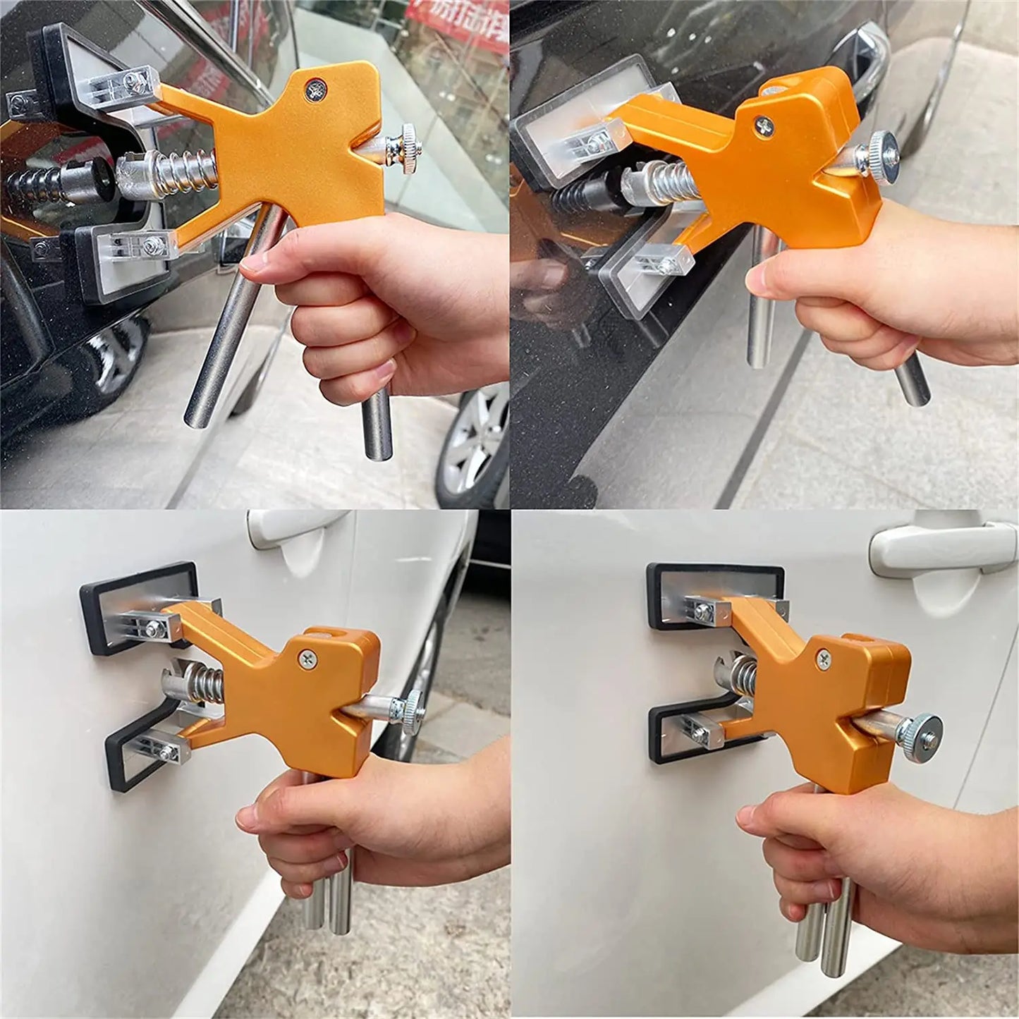 Car Dent Repair Kit Tools Automotive Workshop Auto Body Hail Denting Puller Remover Suction Cup Repair Accessories For Vehicles