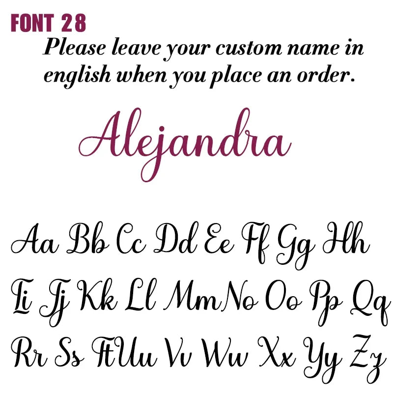 Personalised Name Necklace Custom Stainless Steel Name Jewelry Birthday Gift for her Bridesmaid Mother's Day Gifts