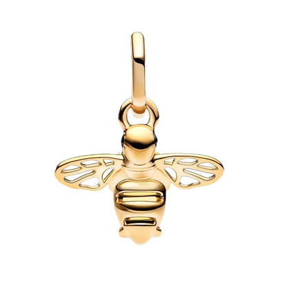 Original 925 Sterling Silver Gold Heart Charms Beads Sparkling MapleLeaf Safety Pendant For Women Bracelet DIY Fine Jewelry Gift