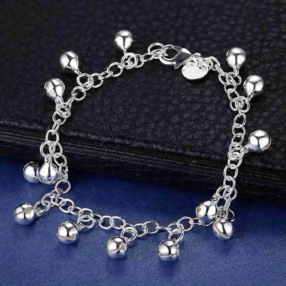 925 Sterling Silver Bracelet Heart High Quality Romance Chain For Woman Men Fashion Engagement Party Wedding Jewelry Gift
