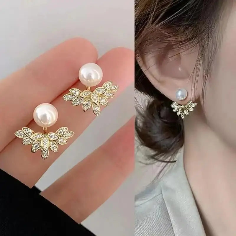 Korean Fashion Seven Star Zircon Earrings For Women Jewelry 2025 Trending New Luxury Women's Crystal Stars Stud Earrings Gifts