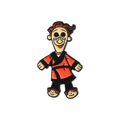 Horror Animated Films Coraline Doll Enamel Pins Punk Character Metal Brooch Backpack Badge Halloween Accessory Gifts for Friends