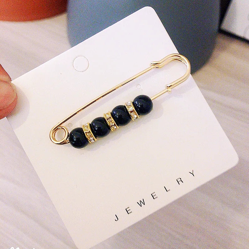 Women New Waist Needle Jeans Skirt Waist Big Change Small Anti-running Pin Fixed Clothes Waist Buckle Clip Brooch H1369