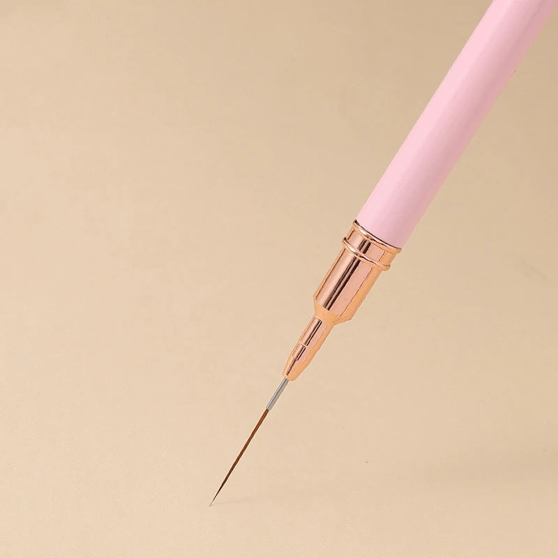 7/9/11/15/25MM Nail Liner Brush Set Handle Nail Art Pen Brush Drawing Lines Stripe Painting Flower Pen Manicure Tools Nail Art