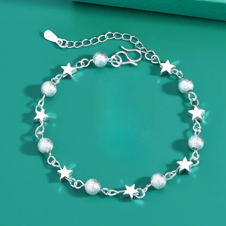 925 Sterling Silver 3MM Snake Chain Bracelets For Women Men Simple Hip Hop Punk Charm Bracelet Fashion Party Wedding Jewelry