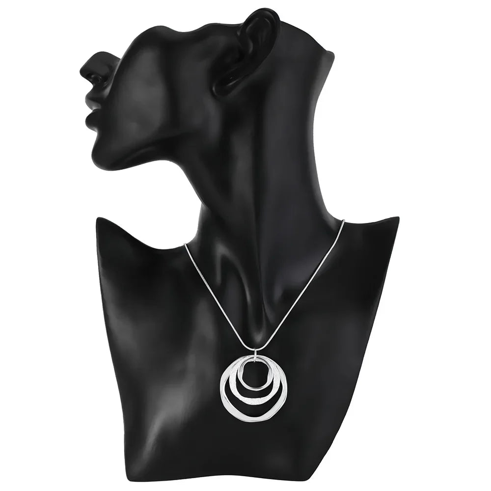 silver Plated gorgeous charm fashion charm heart wedding lady love necklace noble luxury 18 inches Silver jewelry , N270