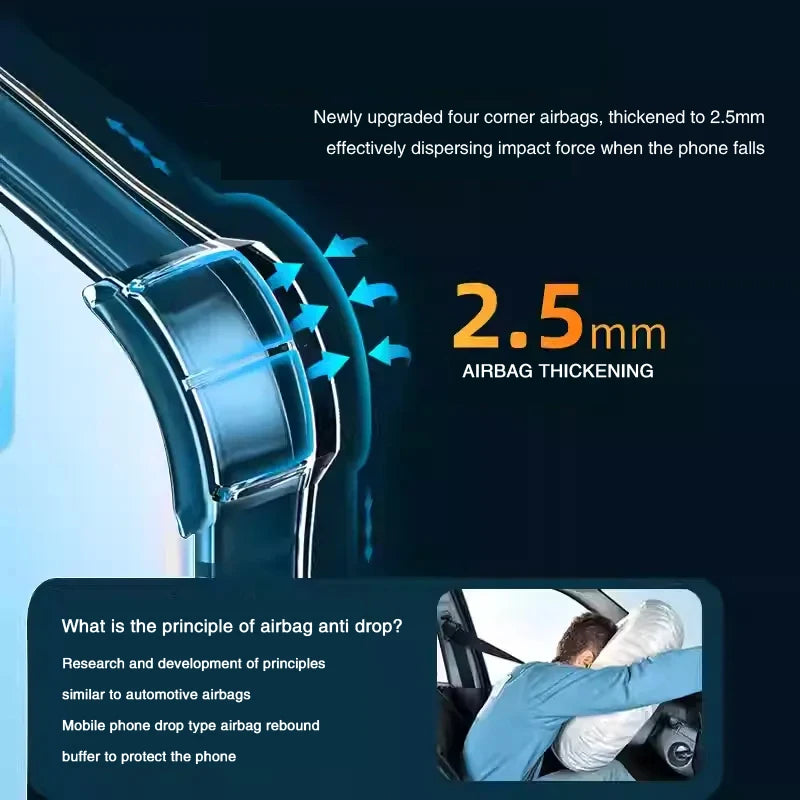 Soft Silicone Clear TPU Case for iPhone 17 Pro Max/Air 5G Transparent Back Cover Original Simple Phone Funda Coque