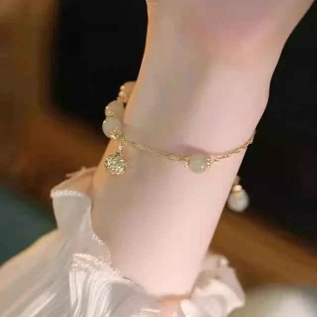 1Pcs Luck Five Leaf Flower Pendant Jewelry Bracelet for Women Gift Fashion Trendy Clover  Bracelet Earring Party Jewelry Gift