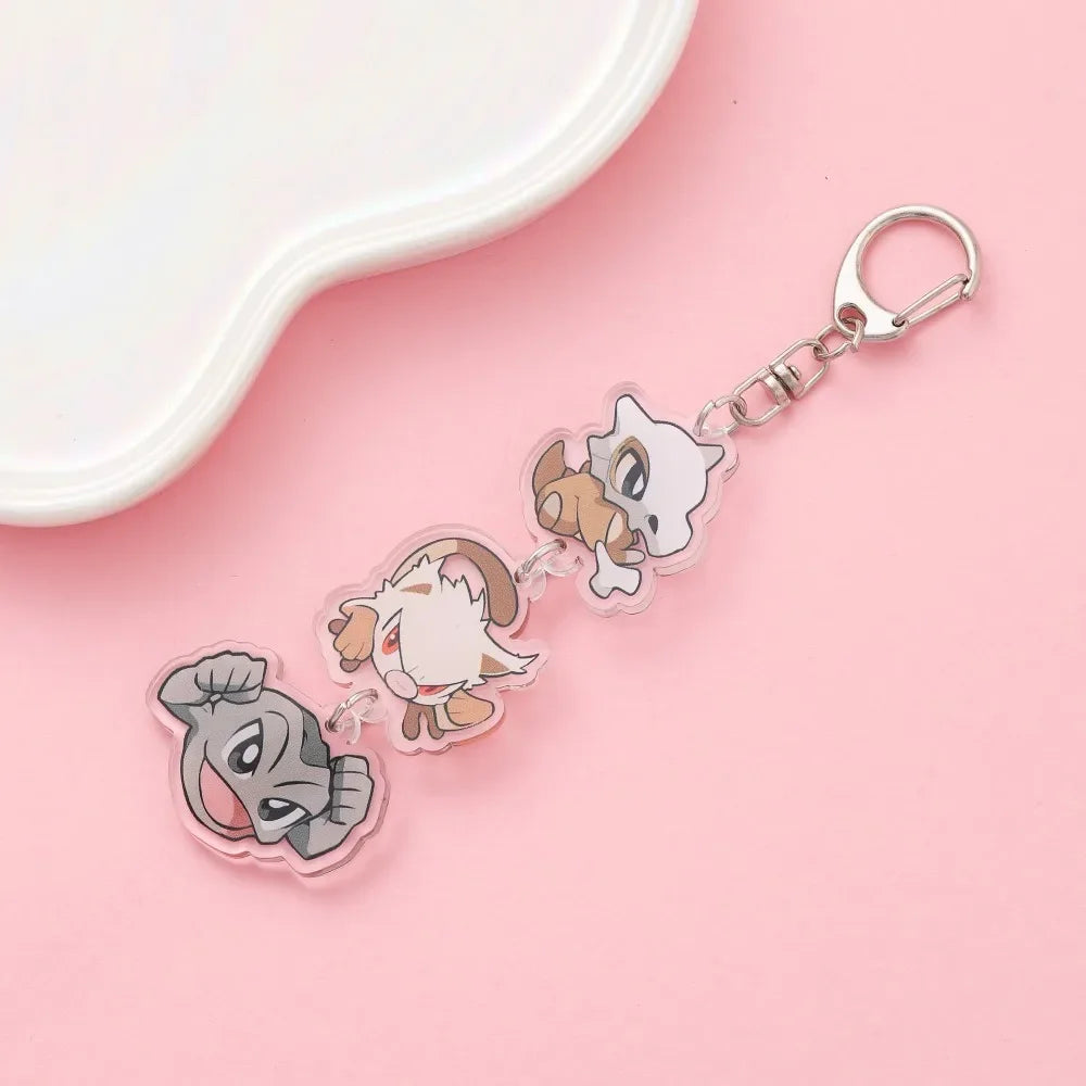 Anime Acrylic keychain accessaries Cartoon Car Bag Pendant Gift cute creative bag charm funny Friends Fans Gifts Keyring